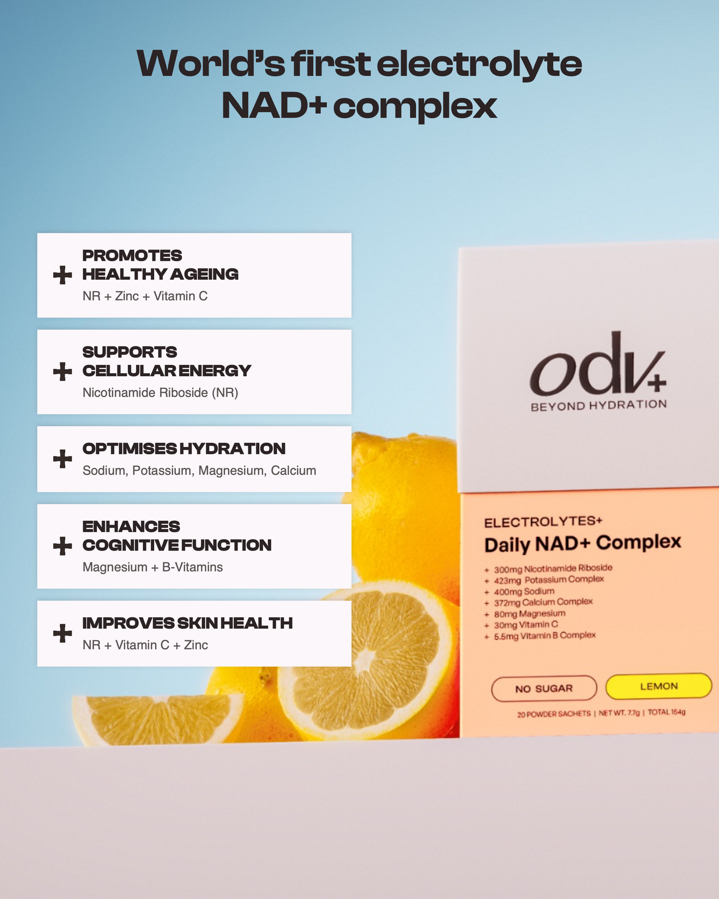 Odv Daily Electrolyte + NAD⁺ Complex